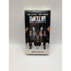 Men In Black II VHS 2002 MIB 2 Will Smith Tommy Lee Jones Factory Sealed NWT